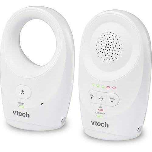 VTech DM1111, Enhanced Range Digital Audio Baby Monitor, 1 Parent Unit, White