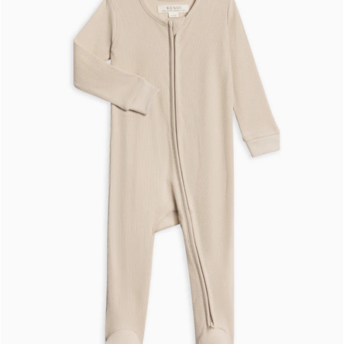 Kit Ribbed Zipper Sleeper
