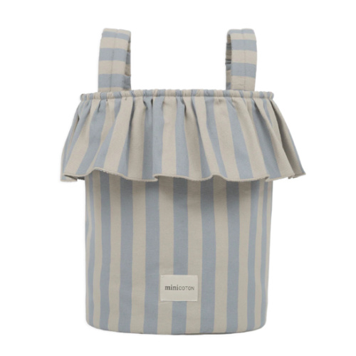 Basket Rayas - Blue + Sand - PRE ORDER · Minicoton