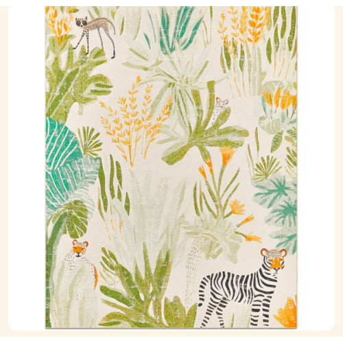 Safari Green/Multi - Washable Rug– Tumble