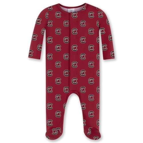 South Carolina Gamecocks ZooZatz Newborn & Infant Magnetic Closure Sleeper - Crimson