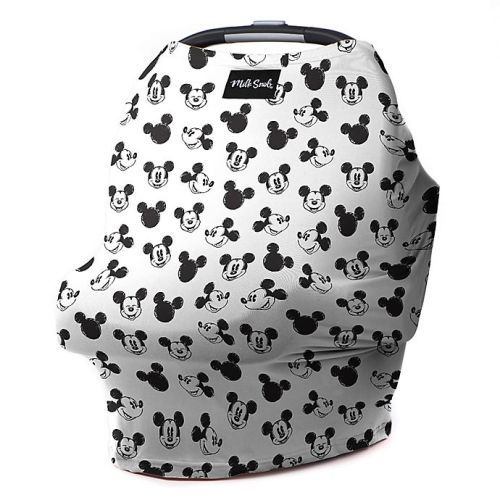 Milk Snob® Multi-Use Mickey Sketch Car Seat Cover in Black/White