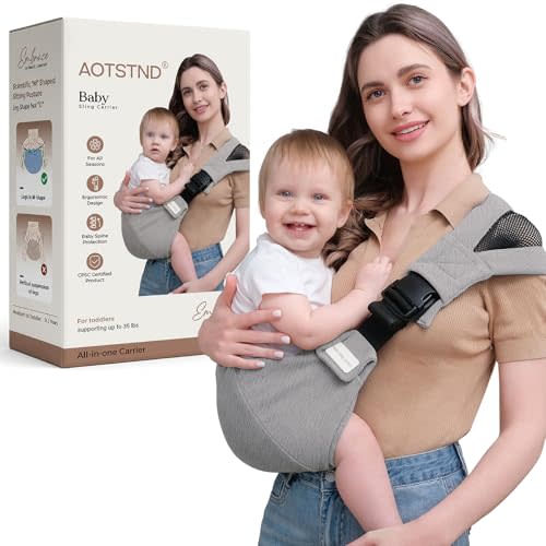 Baby Carrier,Toddler Carrier, Soft Adjustable Shoulder Strap, Adjustable and Non-Slip Hip Seat Carriers with Pocket (10-30 lbs) (4# Charcoal Gray)