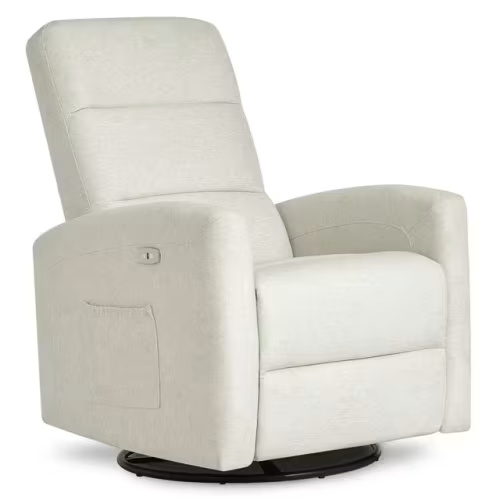Dream On Me Berkley Upholstered Glider / Power Recliner / Swivel Glider / Easy assembly Glider Chair