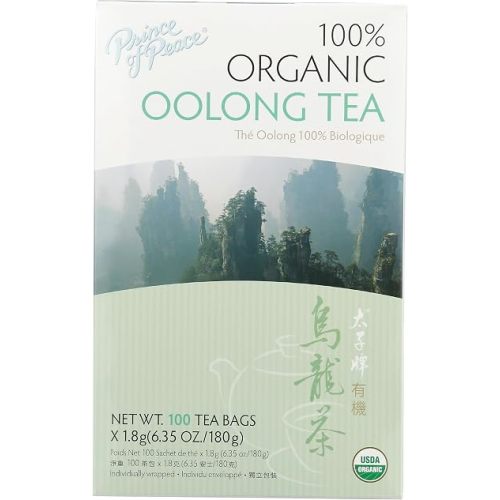 Prince of Peace Organic Tea, Oolong, 100 Tea Bags