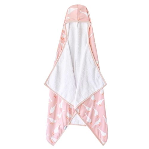 Copper Pearl Hooded Bath Towels Premium Knit/Terry Cloth Toddler Towels with Hood, Pockets, and Cool Designs - Great to Gift and Make Bath Time Fun - Big Kids Hooded Towel, Goosie