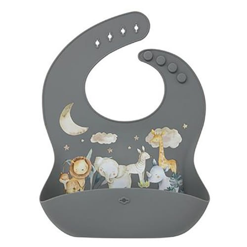 Silicone Printed Food Bib