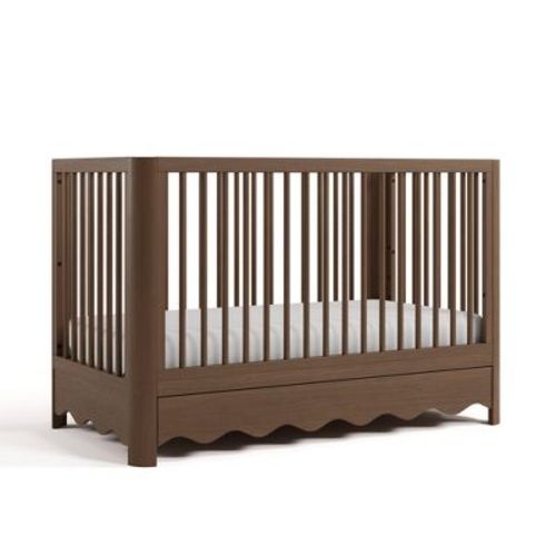 Storkcraft Casablanca Deluxe 5-in-1 Convertible Crib with Drawer Hazelnut