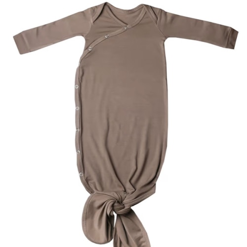 Copper Pearl Newborn Knotted Gown "Gobi"