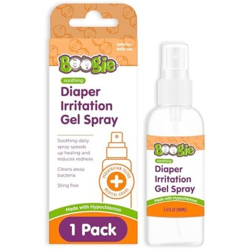 Boogie Hypochlorous Acid Diaper Irritation Gel Spray - 3.4oz