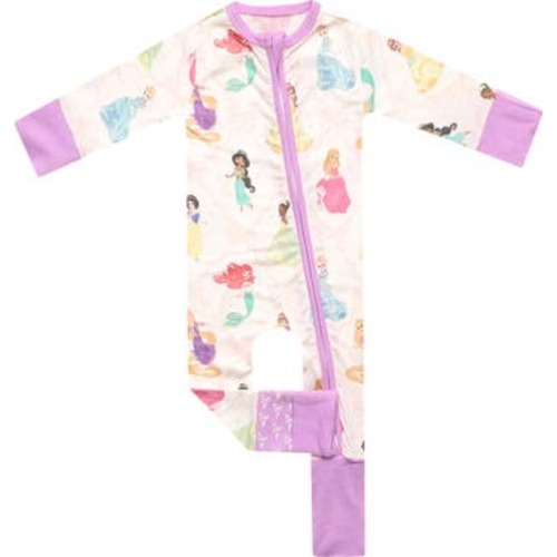Disney Princess Convertible Zip-Up Footie, 3-6M