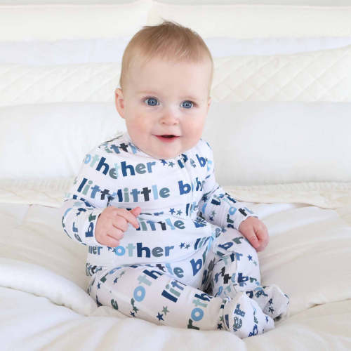 Little Sibling Zipper Footie