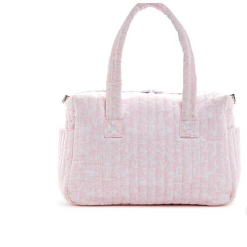 Quilted Stroller Bag - Woodland Pink