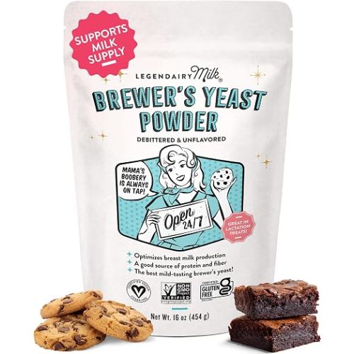 Legendairy Milk Debittered Brewer's Yeast Powder Lactation Support 16 oz