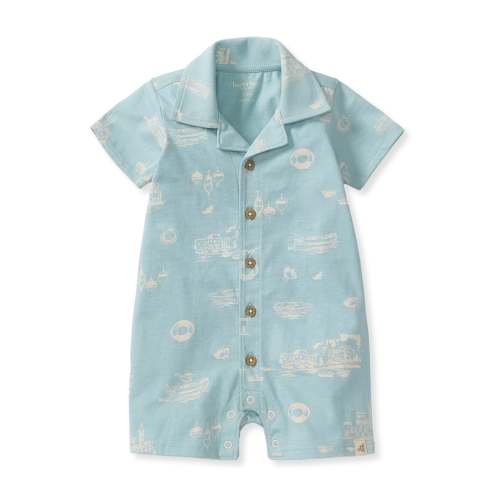 Port Town Organic Baby Boy Romper – Burt's Bees Baby