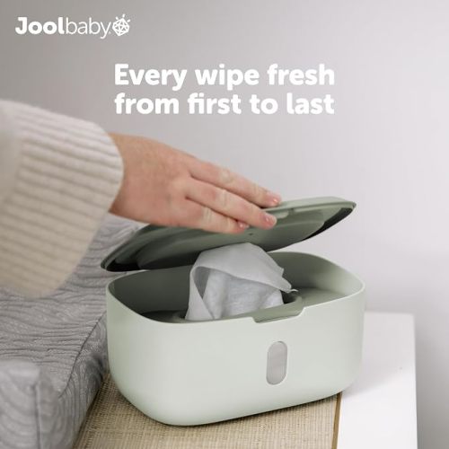 Jool Baby Wipes Dispenser – Built-in Changing Light (Sage)