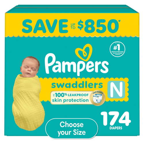 Pampers Swaddlers Diapers, Sizes Newborn-8 - Samsclub.com