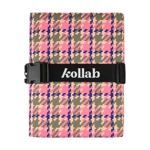 Picnic Mat Pink Houndstooth