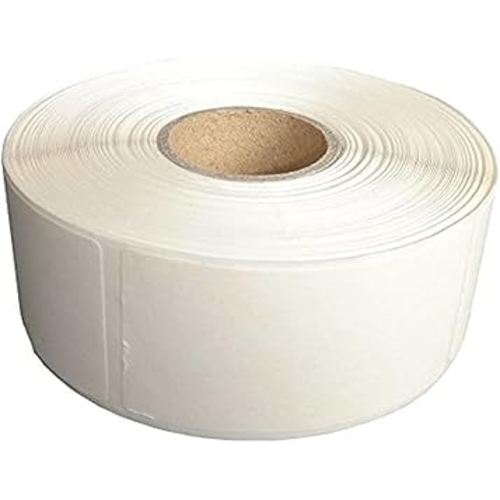 L LIKED Blank White 1 x 2 Inch Dissolvable Labels for Food Rotation Prep roll of 500 (1 Rolls)