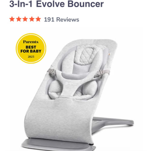 3-In-1 Evolve Baby Bouncer: Knit | Ergobaby