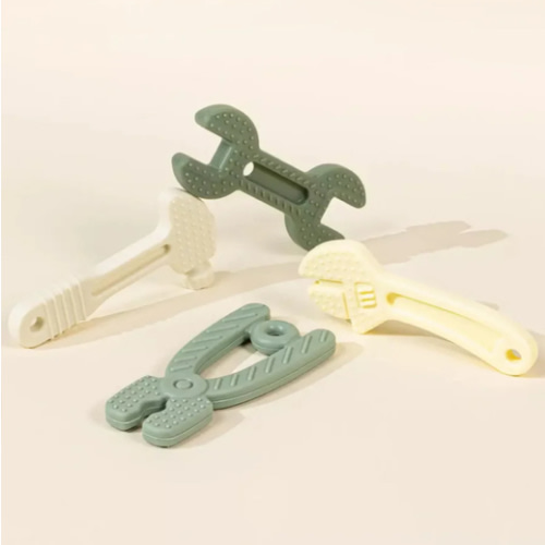 4 Piece Set Silicone Play Tools