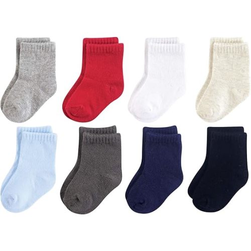 Luvable Friends Baby Fun Essential Socks Multi-pack