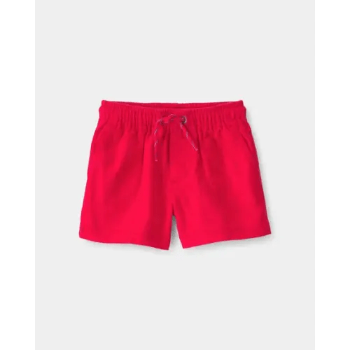 Baby Boy Twill Shorts - Red | Carter's