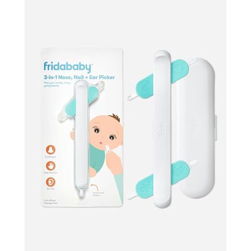 Frida Baby 3-in-1 Nose, Nail + Ear Picker for Baby Grooming