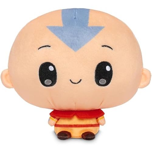 TeeTurtle Cloudheads Aang Plush - 5-Inch Official Avatar the Last Airbender Stuffed Animal with Embroidered Details - Soft Cuddly Plush Toys for Kids, Teens, and Adults