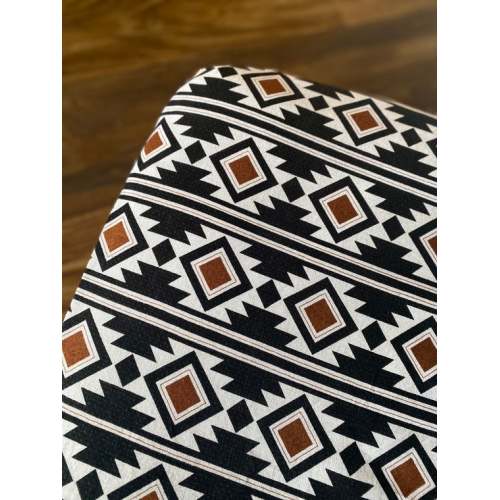 Aztec Copper and Black Fitted Crib Sheet - Etsy