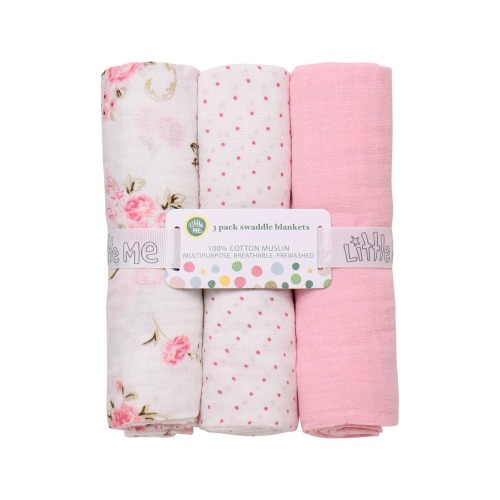 Little Me 3-Pack Swaddle Blankets | Nordstromrack