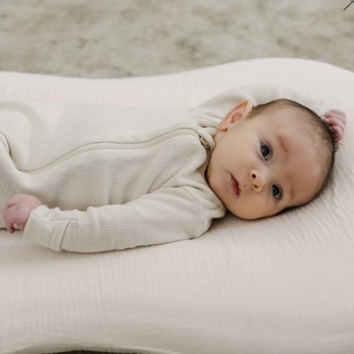 Lounger Curve + Muslin Cover Set | Natural