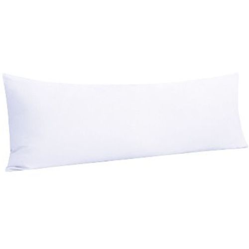 Brushed Microfiber Body Pillowcase, Super Soft Body Pillow Cover with Envelope Closure, 20x54 Inches, White - NTBAY