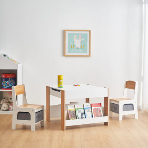 Harriet Bee Kids Square Play / Activity Table and Chair Set | Wayfair