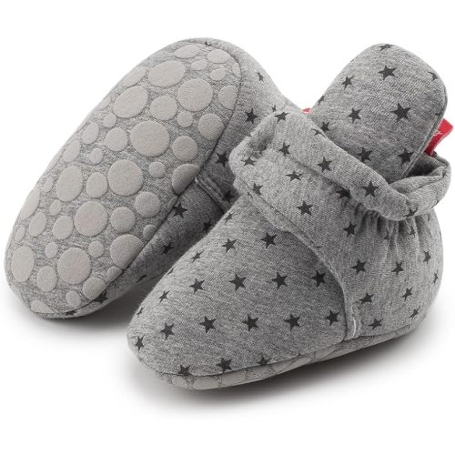 Baby Booties Shoes, 0-18 Months Girl Boy Infant Winter Slippers