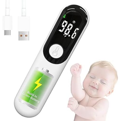 Rechargeable Non-Contact Forehead Thermometer for Adults and Kids, Medical Digital Touchless with Fast Reading​