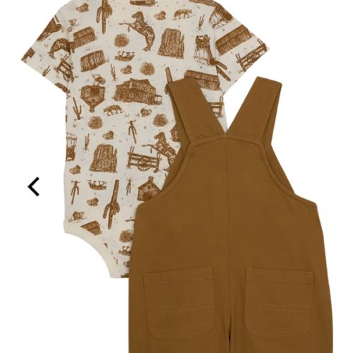 Bass Pro Shops Overalls and Short-Sleeve Bodysuit Set for Babies | Bass Pro Shops