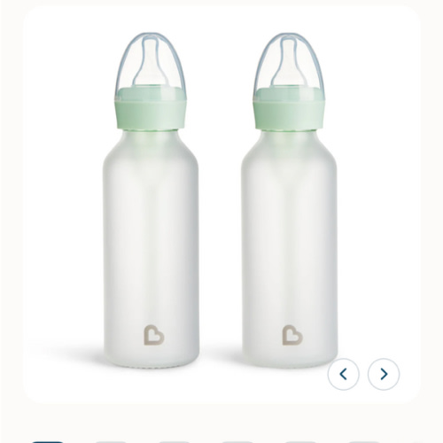 Bond™ Silicone Glass Bottle 4oz or 8oz, 2pk | Munchkin