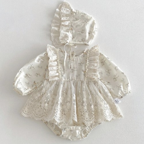 Lace Tutu Romper and Bonnet - Shop Online at Belle Baby | Belle Baby