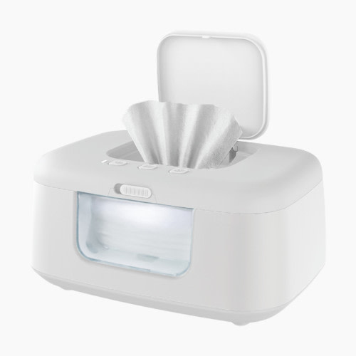 Jool Baby TinyBums Baby Wipe Warmer & Dispenser with LED Changing Light - White