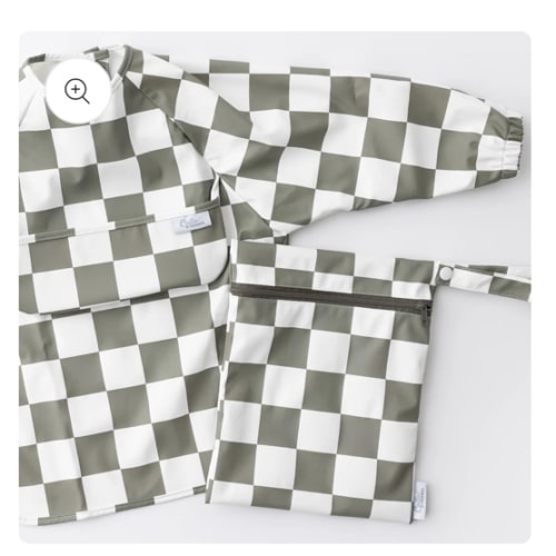 The Grayson Long Sleeve Bib - Checkered – Calla and Friends