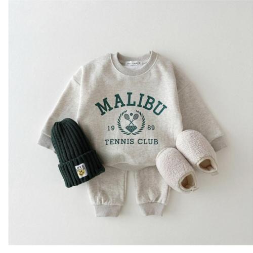 Malibu Tennis Club Sweatshirt and Jogger Pants Set – Teeny Mini Me