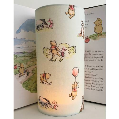 NEW Winnie The Pooh and friends - Handmade Tall Nursery Night Light