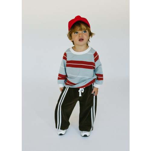 Retro Stripe Long Sleeve- Light Blue – Fostered Collection