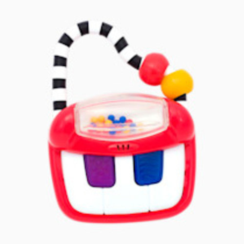 Sassy Keyboard Classics Developmental Toy – 3+ Months Baby-Sized Piano with a Handle for Music On The Go- Batteries Included