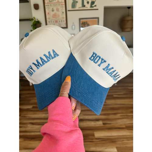 Boy Mama Embroidered Hat