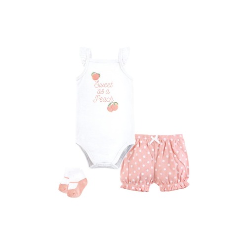 Coordinated Bodysuit Outfit with Shorts and Socks