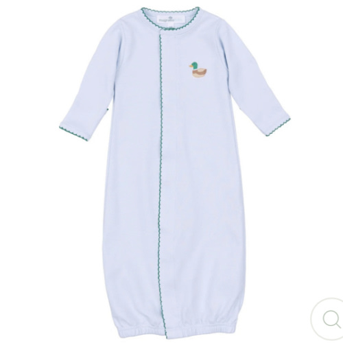 Mini Mallard Embroidered Converter- Light Blue
