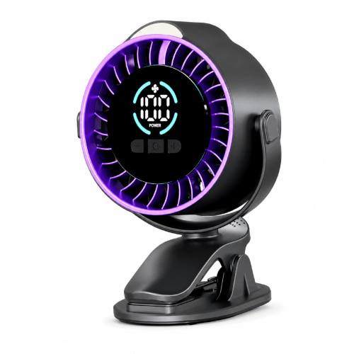 Totsyzoo Fan, Totsyzoo Cool Clip Fan Rechargeable USB Portable Fan with 100 Stepless Speeds, 360° Rotation, Dual Guard, Quiet Turbo Airflow, 4000mAh Battery, Secure Clip for Car, Desk