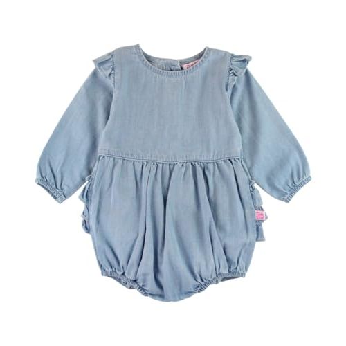 RuffleButts® Baby/Toddler Girls Long Sleeve Bubble Rompers